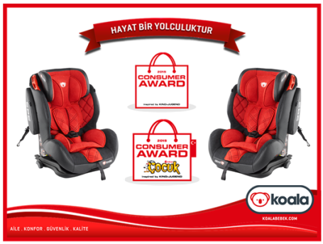 Koala Inofix has been awarded as the most favourite child safety seat in Turkey…